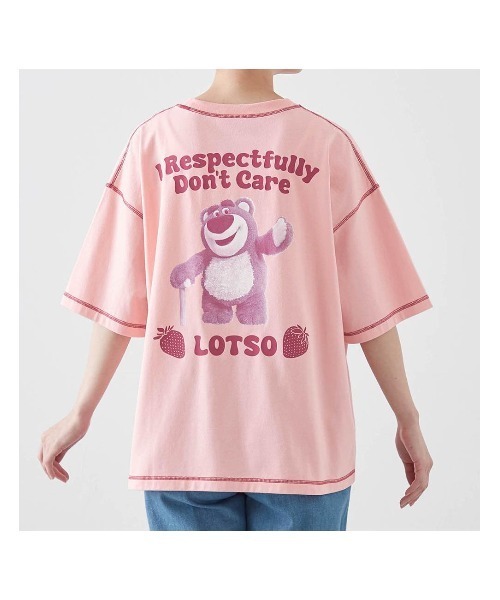 Disney(ディズニー)の「配色ステッチプリントTシャツ「トイ・ストーリー」(Tシャツ/カットソー・レディース・ピンク/ブラック/ホワイト・L~LL/S~M)」の14枚目の写真
