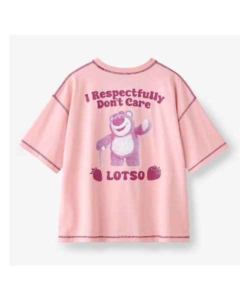 Disney(ディズニー)の「配色ステッチプリントTシャツ「トイ・ストーリー」(Tシャツ/カットソー・レディース・ピンク/ブラック/ホワイト・L~LL/S~M)」の11枚目の写真