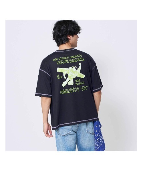 Disney(ディズニー)の「配色ステッチプリントTシャツ「トイ・ストーリー」(Tシャツ/カットソー・レディース・ピンク/ブラック/ホワイト・L~LL/S~M)」の21枚目の写真
