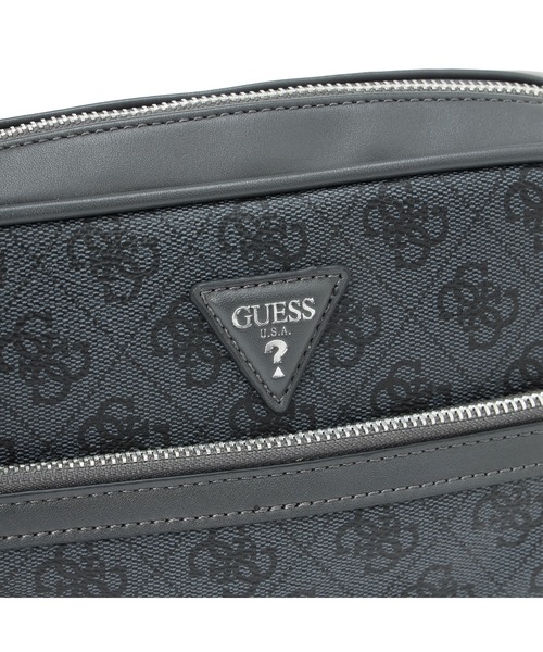 Guess(ゲス)の「MILANO Double Zip Crossbody ショルダーバッグ(ショルダーバッグ・メンズ・ベージュ/ブラック系その他・ONE SIZE)」の6枚目の写真
