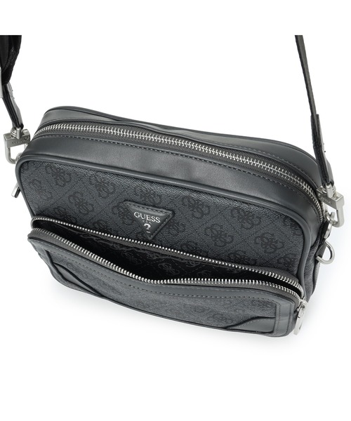 Guess(ゲス)の「MILANO Double Zip Crossbody ショルダーバッグ(ショルダーバッグ・メンズ・ベージュ/ブラック系その他・ONE SIZE)」の11枚目の写真