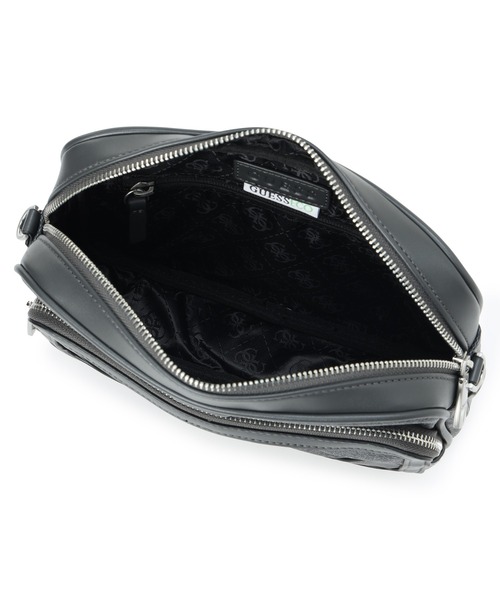 Guess(ゲス)の「MILANO Double Zip Crossbody ショルダーバッグ(ショルダーバッグ・メンズ・ベージュ/ブラック系その他・ONE SIZE)」の12枚目の写真