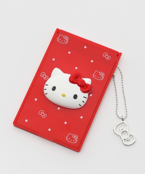 LOWRYS FARM（ローリーズファーム）の「【HELLO KITTY】DOTminiミラー 759909 /GOODS（手鏡/メイクミラー・レディース・ブラック/ブラウン/レッド・FREE）」の15枚目の写真