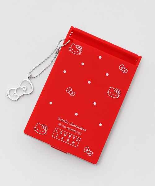 LOWRYS FARM（ローリーズファーム）の「【HELLO KITTY】DOTminiミラー 759909 /GOODS（手鏡/メイクミラー・レディース・ブラック/ブラウン/レッド・FREE）」の19枚目の写真