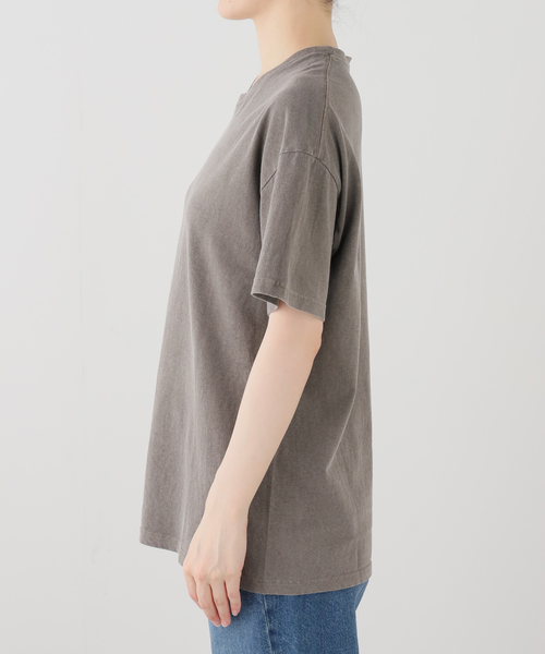 EVERYDAY I LIKE.(エヴリディアイライク)の「* Relax T-shirt(Tシャツ/カットソー・レディース・ベージュ/カーキ・FREE)」の15枚目の写真