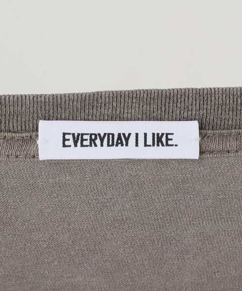 EVERYDAY I LIKE.(エヴリディアイライク)の「* Relax T-shirt(Tシャツ/カットソー・レディース・ベージュ/カーキ・FREE)」の18枚目の写真