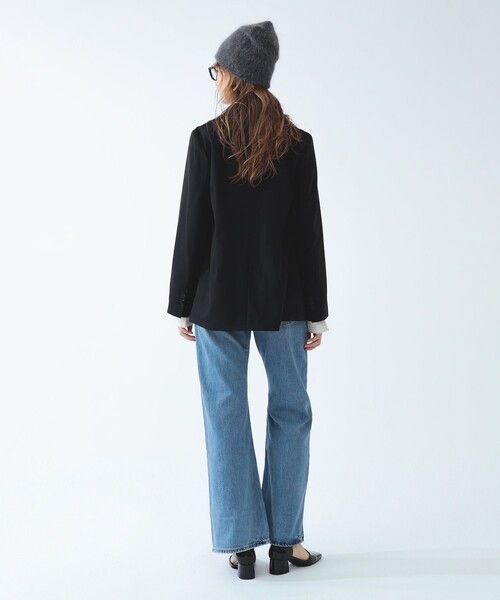 Ray BEAMS(レイビームス)の「4ボタン ダブル テーラード ジャケット(テーラードジャケット・レディース・シルバー/ブラック・0/1)」の16枚目の写真