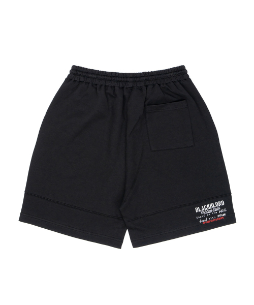 BLACK BLOND(ブラック ブロンド)の「ビビディビンテージクラッシュスウェットショーツ(ブラック)(その他パンツ・レディース・その他・MEDIUM/LARGE/X-LARGE)」の2枚目の写真