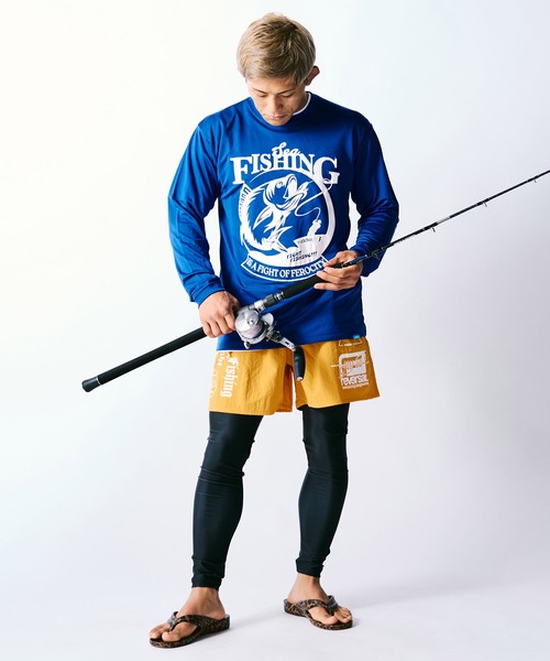 reversal.dogi.design.works(リバーサル・ドーギ・デザイン・ワークス)の「<reversal/リバーサル>TUNA DRY LONG SLEEVE TEE(Tシャツ/カットソー・メンズ・ブラック/ブルー・M/L/2XL/XL)」の11枚目の写真