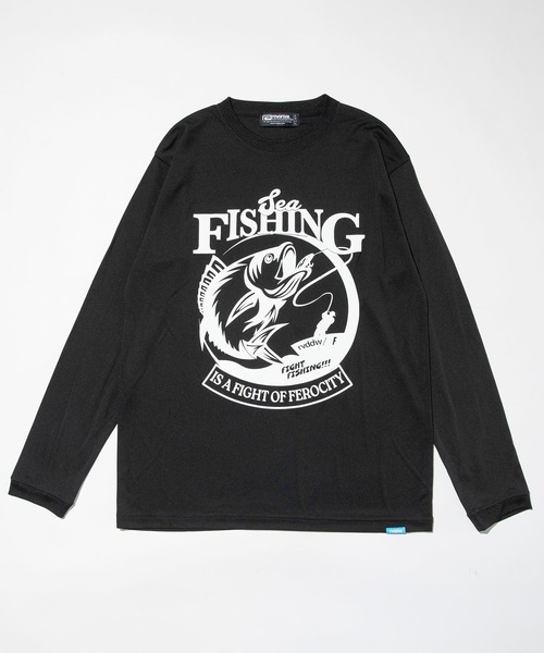 reversal.dogi.design.works(リバーサル・ドーギ・デザイン・ワークス)の「<reversal/リバーサル>TUNA DRY LONG SLEEVE TEE(Tシャツ/カットソー・メンズ・ブラック/ブルー・M/L/2XL/XL)」の3枚目の写真
