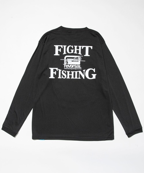 reversal.dogi.design.works(リバーサル・ドーギ・デザイン・ワークス)の「<reversal/リバーサル>TUNA DRY LONG SLEEVE TEE(Tシャツ/カットソー・メンズ・ブラック/ブルー・M/L/2XL/XL)」の4枚目の写真