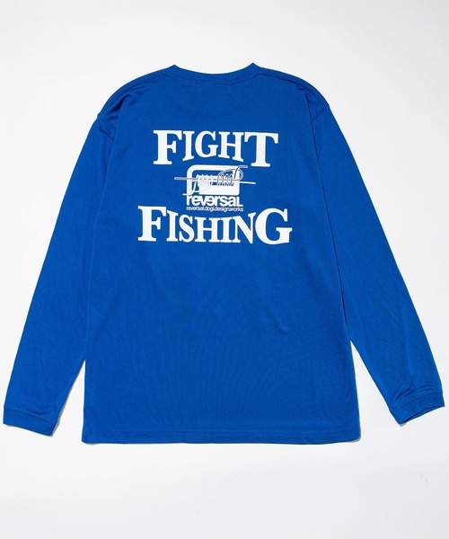 reversal.dogi.design.works(リバーサル・ドーギ・デザイン・ワークス)の「<reversal/リバーサル>TUNA DRY LONG SLEEVE TEE(Tシャツ/カットソー・メンズ・ブラック/ブルー・M/L/2XL/XL)」の9枚目の写真