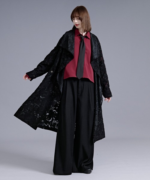 Ellno Loset(エルノロゼット)の「シアージャガードトレンチコート(トレンチコート・メンズ・ブラック・LARGE/MEDIUM/SMALL)」の6枚目の写真