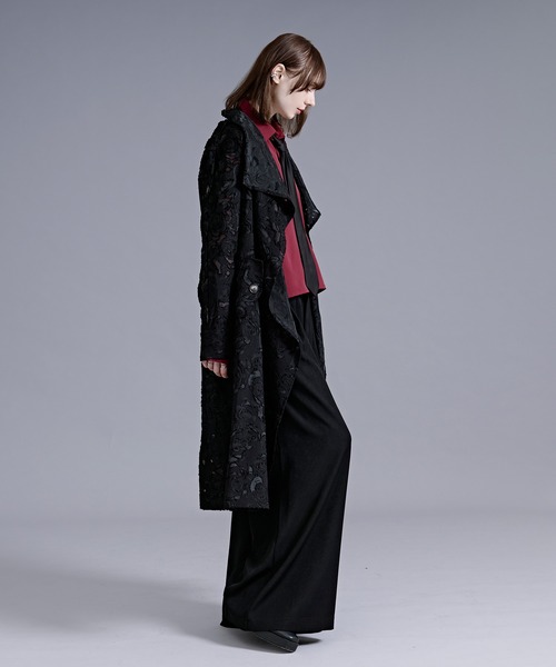 Ellno Loset(エルノロゼット)の「シアージャガードトレンチコート(トレンチコート・メンズ・ブラック・LARGE/MEDIUM/SMALL)」の7枚目の写真