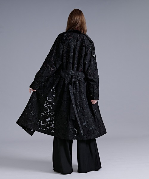 Ellno Loset(エルノロゼット)の「シアージャガードトレンチコート(トレンチコート・メンズ・ブラック・LARGE/MEDIUM/SMALL)」の8枚目の写真