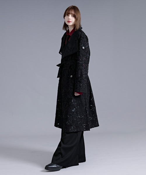 Ellno Loset(エルノロゼット)の「シアージャガードトレンチコート(トレンチコート・メンズ・ブラック・LARGE/MEDIUM/SMALL)」の11枚目の写真