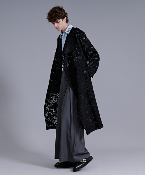 Ellno Loset(エルノロゼット)の「シアージャガードトレンチコート(トレンチコート・メンズ・ブラック・LARGE/MEDIUM/SMALL)」の15枚目の写真
