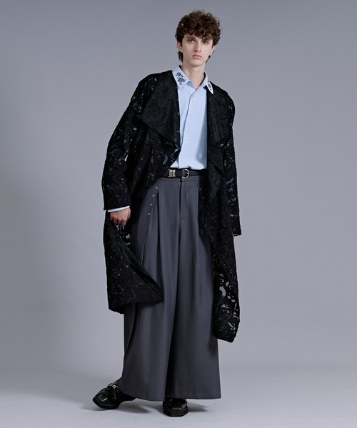 Ellno Loset(エルノロゼット)の「シアージャガードトレンチコート(トレンチコート・メンズ・ブラック・LARGE/MEDIUM/SMALL)」の16枚目の写真