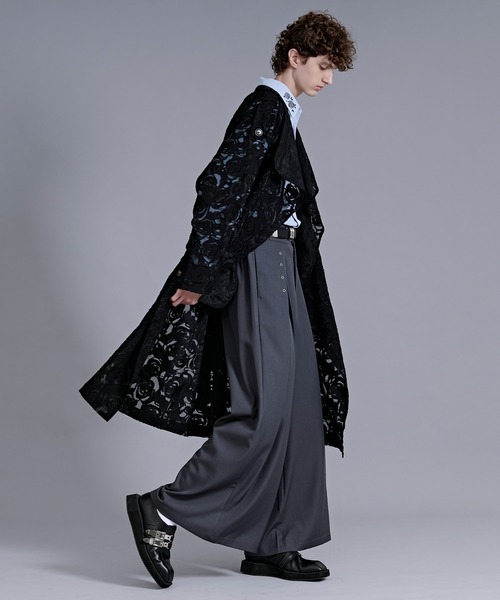Ellno Loset(エルノロゼット)の「シアージャガードトレンチコート(トレンチコート・メンズ・ブラック・LARGE/MEDIUM/SMALL)」の18枚目の写真