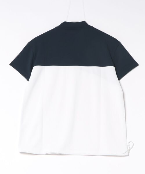 Admiral Golf（アドミラル　ゴルフ）の「汗染み防止 ﾘﾗｯｸｽ ﾓｯｸﾈｯｸ（ポロシャツ・レディース・ブラック/ホワイト・LL/M/L）」の5枚目の写真