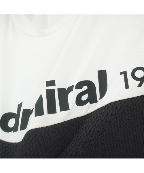 Admiral Golf（アドミラル　ゴルフ）の「汗染み防止 ﾘﾗｯｸｽ ﾓｯｸﾈｯｸ（ポロシャツ・レディース・ブラック/ホワイト・LL/M/L）」の12枚目の写真