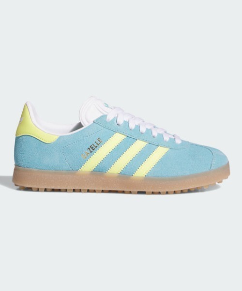 adidas(アディダス)の「オリジナルスゴルフ ウィメンズ ガゼル ゴルフ 【adidas Golf/アディダスゴルフ】(スニーカー・レディース・ブルー・23.5cm/24.0cm/24.5cm/25.0cm/25.5cm/22.0cm/22.5cm/23.0cm)」の3枚目の写真