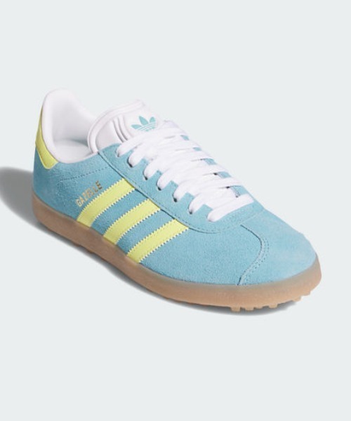 adidas(アディダス)の「オリジナルスゴルフ ウィメンズ ガゼル ゴルフ 【adidas Golf/アディダスゴルフ】(スニーカー・レディース・ブルー・23.5cm/24.0cm/24.5cm/25.0cm/25.5cm/22.0cm/22.5cm/23.0cm)」の4枚目の写真
