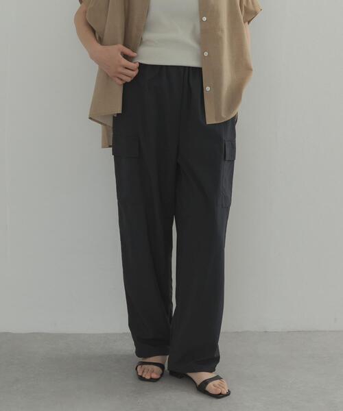 URBAN RESEARCH DOORS(アーバンリサーチドアーズ)の「撥水カーゴドロストパンツ | 雨の日/カーゴパンツ/カジュアル/お出かけ(その他パンツ・レディース・ネイビー/ベージュ系その他・FREE)」の18枚目の写真