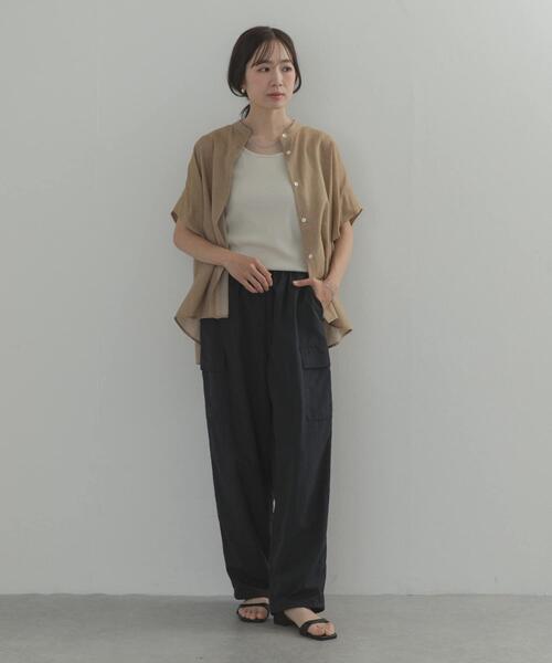 URBAN RESEARCH DOORS(アーバンリサーチドアーズ)の「撥水カーゴドロストパンツ | 雨の日/カーゴパンツ/カジュアル/お出かけ(その他パンツ・レディース・ネイビー/ベージュ系その他・FREE)」の22枚目の写真