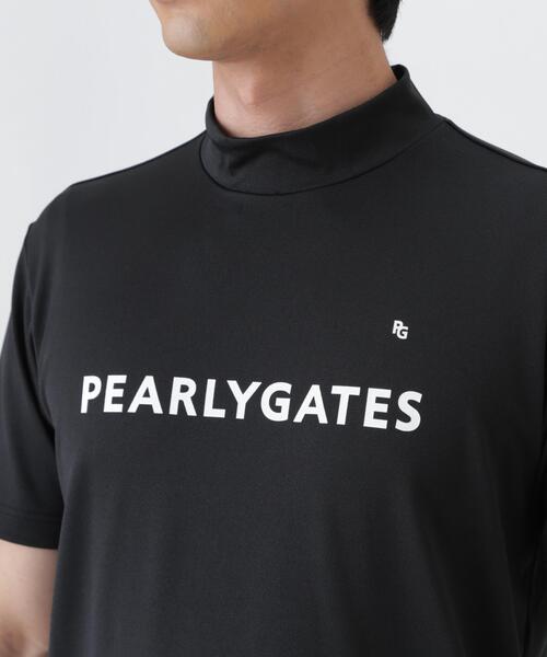 PEARLY GATES（パーリーゲイツ）の「【PEARLY GATES】【一部店舗&公式オンライン限定】 PG is PG フルダルエコロジスタベア鹿の子半袖ハイネックカットソー（Tシャツ/カットソー・メンズ・ブラック・LARGE/XX-LARGE/SMALL/X-LARGE/MEDIUM）」の7枚目の写真