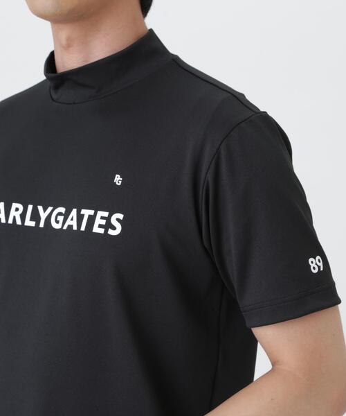PEARLY GATES（パーリーゲイツ）の「【PEARLY GATES】【一部店舗&公式オンライン限定】 PG is PG フルダルエコロジスタベア鹿の子半袖ハイネックカットソー（Tシャツ/カットソー・メンズ・ブラック・LARGE/XX-LARGE/SMALL/X-LARGE/MEDIUM）」の8枚目の写真