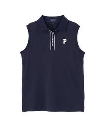 【PEARLY GATES】Peカノコスリーブレスポロシャツ