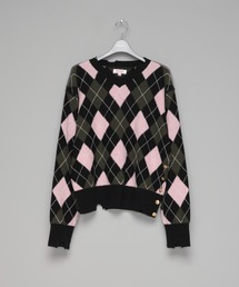 MASU（エムエーエスユー）の「【M A S U】DIAMOND SCRAPED SWEATER（ニット/セーター）」
