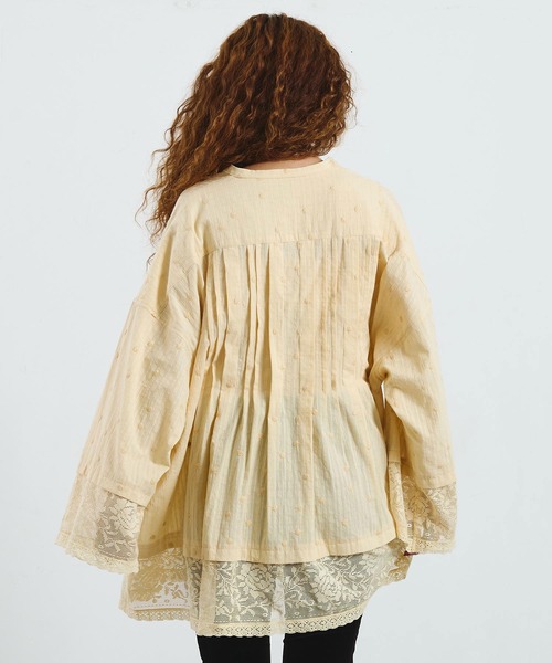 ROSE BUD(ローズバッド)の「mag.by c/COTTON LACE BLOUSE(シャツ/ブラウス・レディース・ホワイト/ベージュ・ONE SIZE)」の15枚目の写真