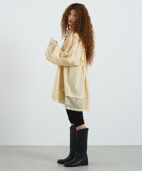 ROSE BUD(ローズバッド)の「mag.by c/COTTON LACE BLOUSE(シャツ/ブラウス・レディース・ホワイト/ベージュ・ONE SIZE)」の17枚目の写真