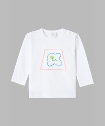 agnes b.（アニエスベー）の「ベビー プリント コットン 長袖 Tシャツ agnès b.×mayumi yamase（Tシャツ/カットソー）」