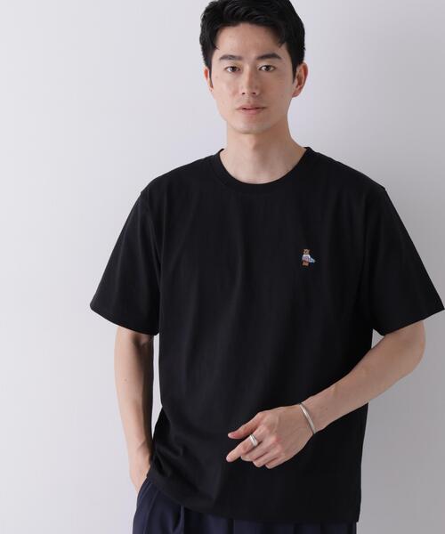NANO universe(ナノユニバース)の「ナノベアCOOL Tシャツ 半袖2 サーフ(Tシャツ/カットソー・メンズ・ホワイト/ブラック/ネイビー・L/M/XL)」の4枚目の写真