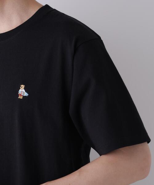 NANO universe(ナノユニバース)の「ナノベアCOOL Tシャツ 半袖2 サーフ(Tシャツ/カットソー・メンズ・ホワイト/ブラック/ネイビー・L/M/XL)」の16枚目の写真