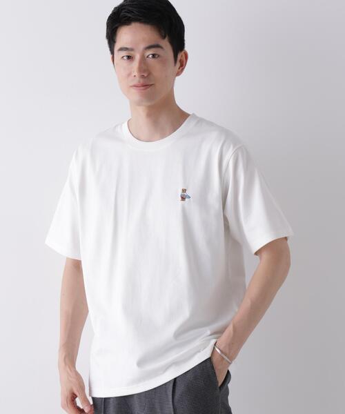 NANO universe(ナノユニバース)の「ナノベアCOOL Tシャツ 半袖2 サーフ(Tシャツ/カットソー・メンズ・ホワイト/ブラック/ネイビー・L/M/XL)」の19枚目の写真