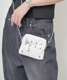 Chillfar（チルファー）の「スタッズチェーンマルチウェイミニバッグ（ショルダーバッグ）」