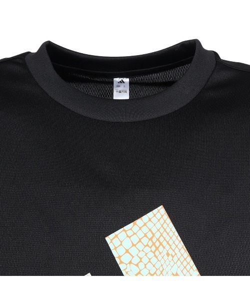 adidas（アディダス）の「adidas LITE SHADOW TEE（アディダス ライトシャドーTシャツ）（Tシャツ/カットソー・メンズ・ブラック・X-LARGE/MEDIUM/LARGE）」の5枚目の写真
