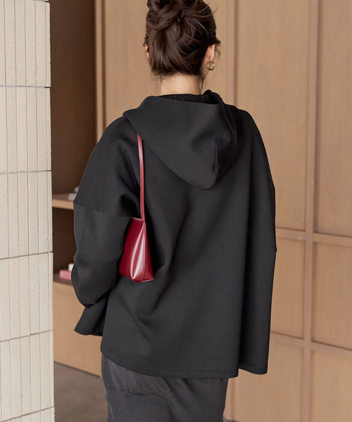 plage(プラージュ)の「poncho パーカー(パーカー・レディース・ブラウン系その他/ブラック・36/38)」の12枚目の写真