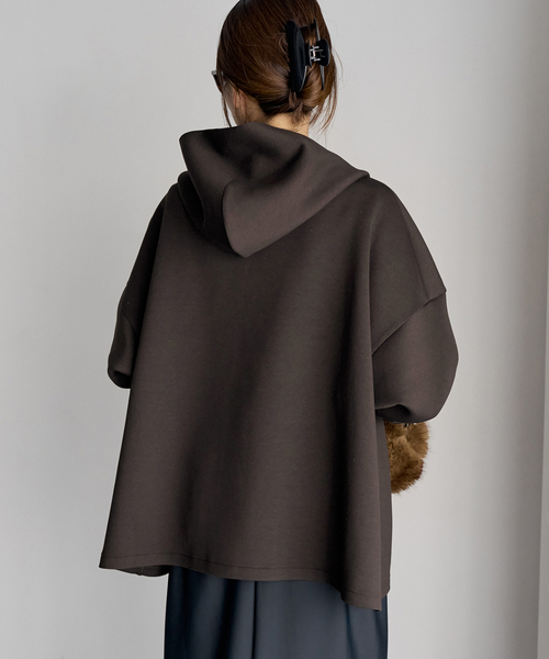 plage(プラージュ)の「poncho パーカー(パーカー・レディース・ブラウン系その他/ブラック・36/38)」の19枚目の写真