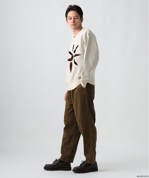 BAYFLOW(ベイフロー)の「【KAORU SATO×BAYFLOW】タイヨウクルーネックジャガードニット(WEB限定)(ニット/セーター・メンズ・アイボリー・LARGE/MEDIUM/SMALL)」の16枚目の写真