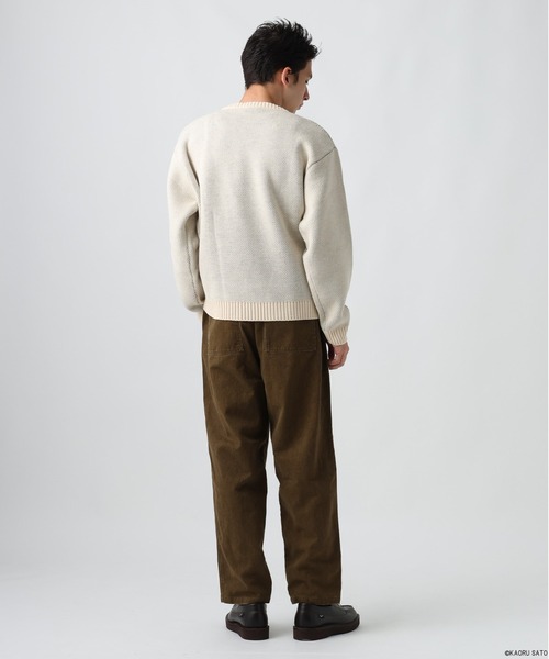 BAYFLOW(ベイフロー)の「【KAORU SATO×BAYFLOW】タイヨウクルーネックジャガードニット(WEB限定)(ニット/セーター・メンズ・アイボリー・LARGE/MEDIUM/SMALL)」の14枚目の写真