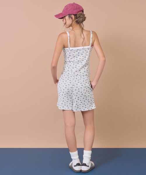 anap mimpi(アナップミンピ)の「花柄ワッフルイージーショートパンツ(その他パンツ・レディース・ネイビー/グレー・F)」の21枚目の写真