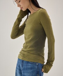 muller of yoshiokubo | 【muller of yoshiokubo/ミュラー オブ ヨシオクボ】GRADATION TOP/グラデーショントップス/ロンT/カットソー(Tシャツ/カットソー)