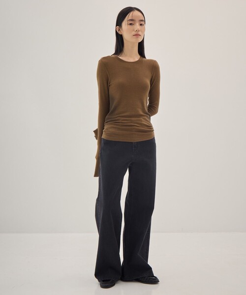 muller of yoshiokubo（ミュラーオブヨシオクボ）の「【muller of yoshiokubo/ミュラー オブ ヨシオクボ】GRADATION TOP/グラデーショントップス/ロンT/カットソー（Tシャツ/カットソー・レディース・ブラウン/グリーン・36）」の17枚目の写真