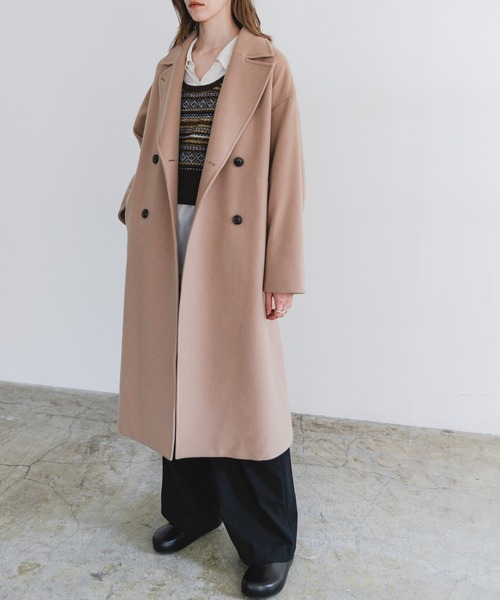 URBAN RESEARCH（アーバンリサーチ）の「スーパー140ウールチェスターコート（その他アウター・レディース・ブラウン/ブラック/ベージュ・36/38）」の5枚目の写真