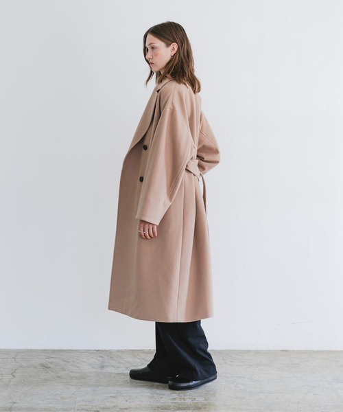 URBAN RESEARCH（アーバンリサーチ）の「スーパー140ウールチェスターコート（その他アウター・レディース・ブラウン/ブラック/ベージュ・36/38）」の9枚目の写真